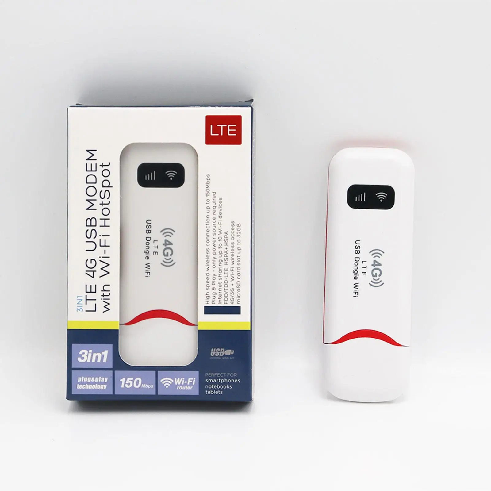 4G LTE USB WiFi 모뎀 무선 USB 동글 모바일 광대역 휴대용 여행 핫스팟 미니 라우터 홈 오피스 무선 WiFi 어댑터