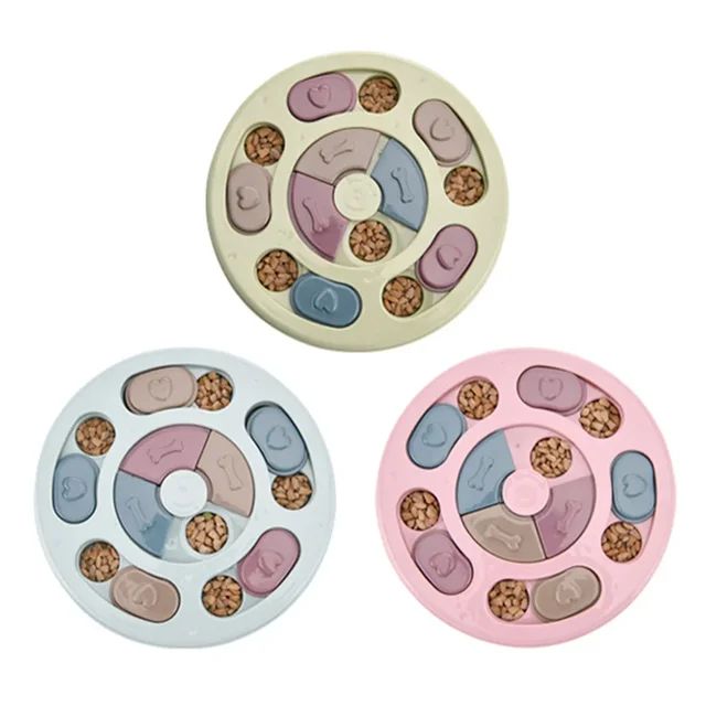 Dog Puzzle Toys Slow Feeder Interactive Increase Puppy IQ Food Dispenser Slowly Eating NonSlip Bowl Pet Cat Dogs Training Game 5