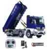 LESU RTR 8x8 RC Hydraulic 1/14 Dump Truck Metal Roll On/Off Full-dump Car Model LED Lights Sounds Toy ToucanHobby THZH1708 2
