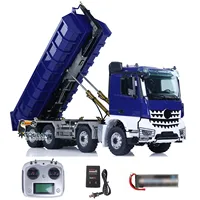 LESU RTR 8x8 RC Hydraulic 1/14 Dump Truck Metal Roll On/Off Full-dump Car Model LED Lights Sounds Toy ToucanHobby THZH1708 2