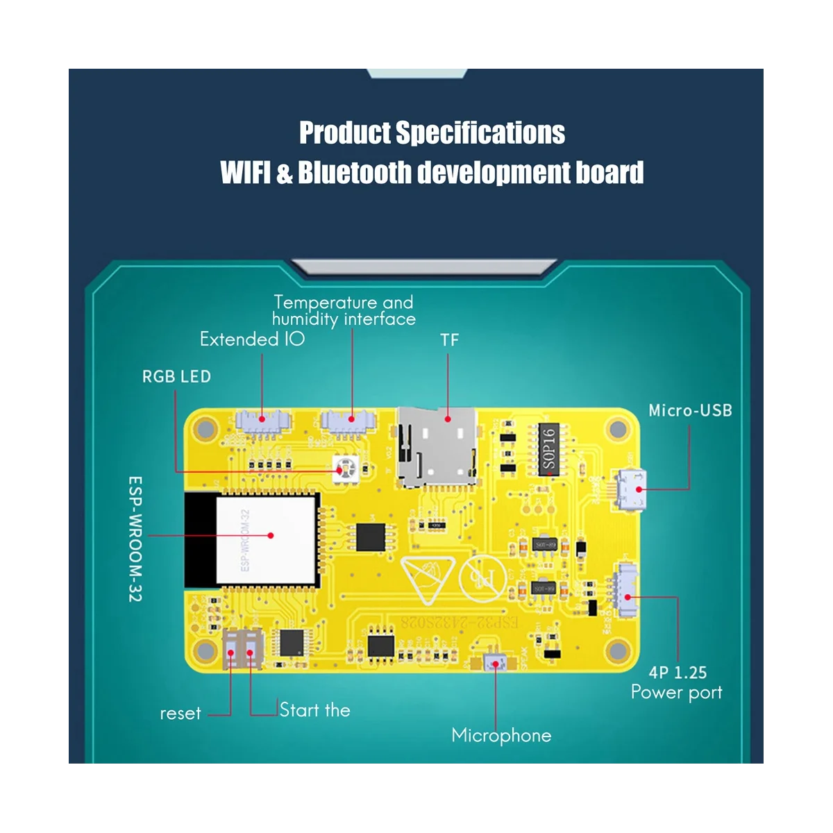 스마트 디스플레이 TFT 모듈 터치 스크린, ESP32 개발 보드, 와이파이 블루투스, 2.8 인치, 240X320