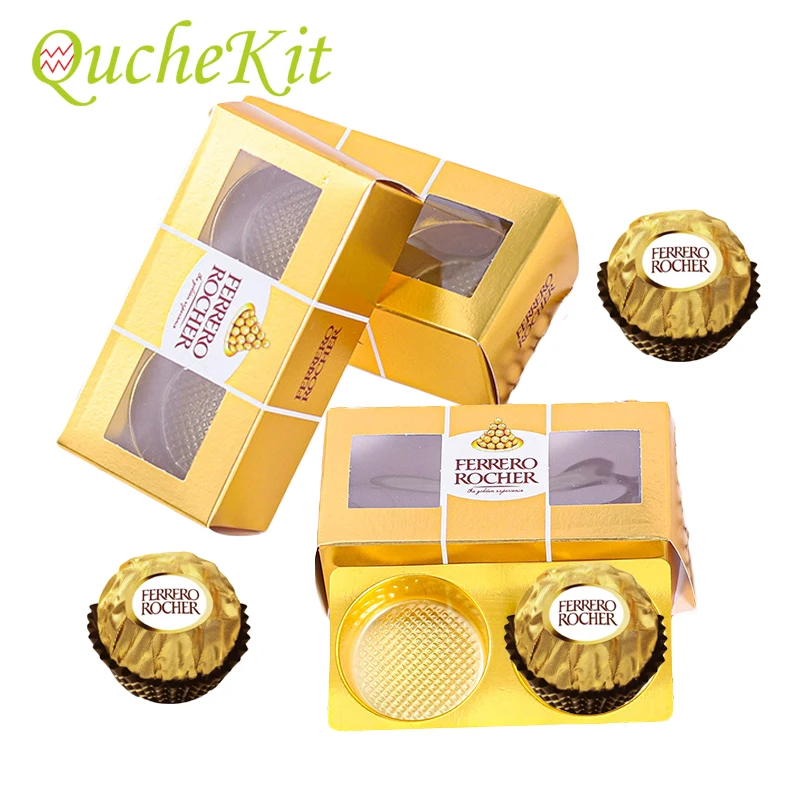 20/50/100Pcs Ferrari Ero Rocher Box Wedding Candy Chocolate Box Case Baby Shower Festa Di Compleanno Bomboniere Confezioni Regalo Dolce