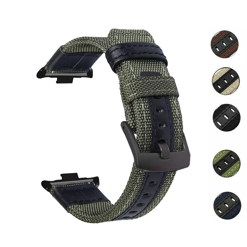 Nylon Smartwatch Wristband Bracelet - Enhanced Strap for Universal Smartwatch Accessories