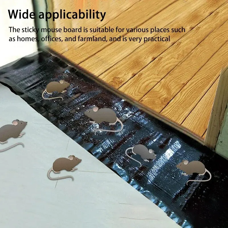Super Strong Sticky Mouse Board 120x28cm Large Size Mouse Trap Glue Rat Board Non-toxic Eco-Friendly Household Pest Killing Tool rat glue trap