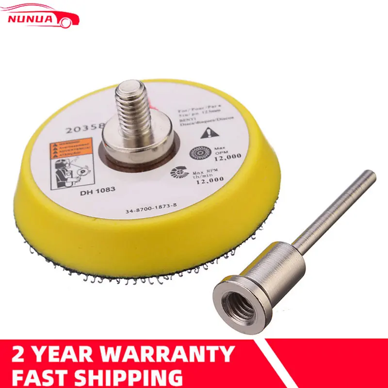 Sander Disc Sanding Polishing Pad Backer Plate Cutting Disc Extension Rod Connective Rod 2 inch 50mm 3mm Shank For Dremel Rotary car polishing pad car polish pad