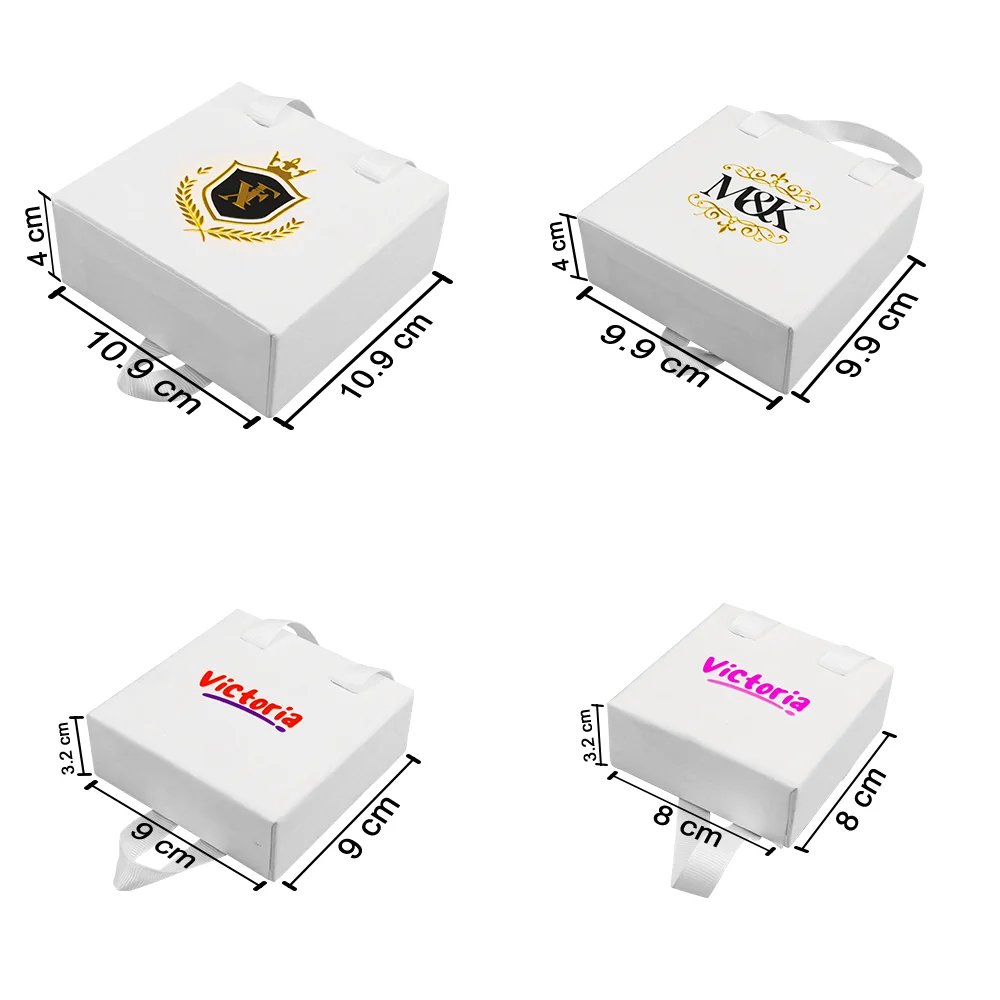Personalized Logo Handbag Paper Drawer Jewelry Box Rings Bracelet Necklace Candy Wedding Favor Givesaway Custom Packing Gift 11 S57274085389345558b625170168fc058V