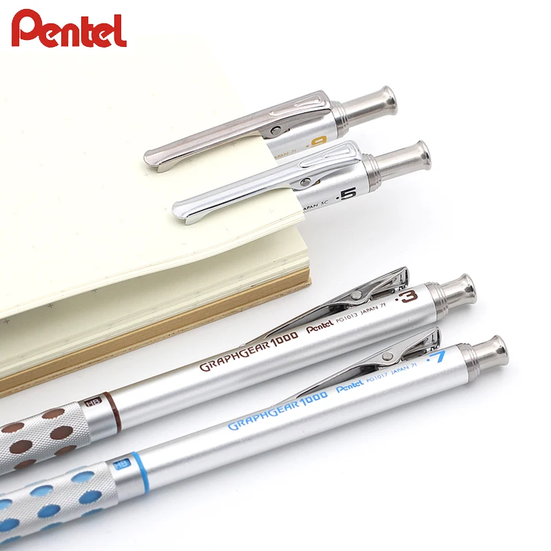 Фото Механический карандаш для рисования Pentel GraphGear 1000, 1 шт., механический карандаш для студентов, механический карандаш 0,3, 0,5, 0,7, 0,9 мм нелегко сломать №5