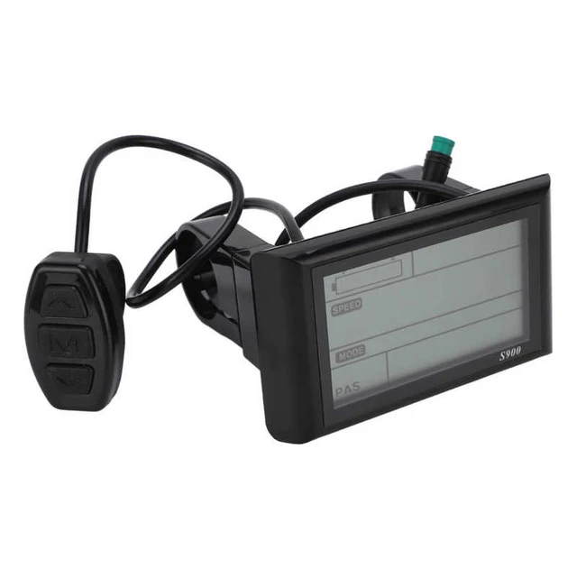 Panneau d'affichage LCD pour vélo électrique-Accessoires pour vélo  électrique-prise SM-24-36-48V