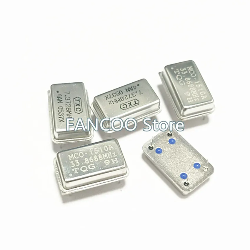 5pcs 32.768M 32.768MHZ 32.768 Crystal Oscillator Active OSC DIP-4 Rectangle Full Size 3.3V 5V