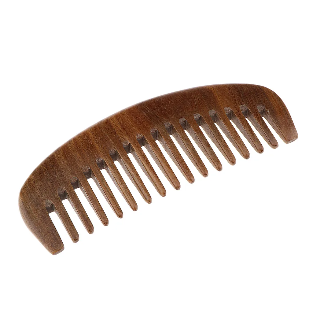 

Hair Comb Wooden Wide Comb for Curly Hair Detangling Brush ,Ergonomic Comb:Made of Natural