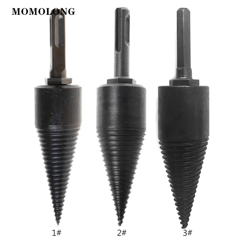 32mm/42mm Round/Hex/Triangle Shank Wood Split Cone Drill Bit