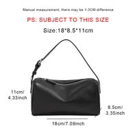 Sac à stylos en cuir fendu style années 90, nouveau design de luxe 2026, mini sac bandoulière en cuir de vachette souple, sac à main en daim tendance pour femme 2