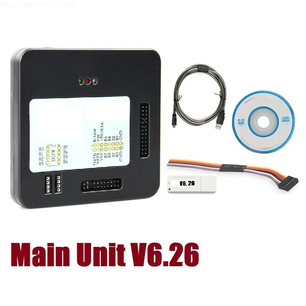 고품질 XProg-M V6.50/6.26/6.12 Xprog 5.84/5.55 자동 ECU 칩 튜닝 프로그래머 도구 (풀 어댑터 USB 동글 포함)