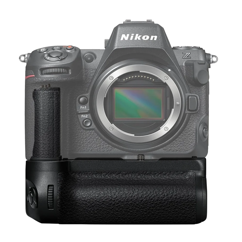 Mcoplus BG-Z8 / MB-N12 Vertical Battery Grip For Nikon Z8 Camera Work with 1 or 2 EN-EL15C Battery