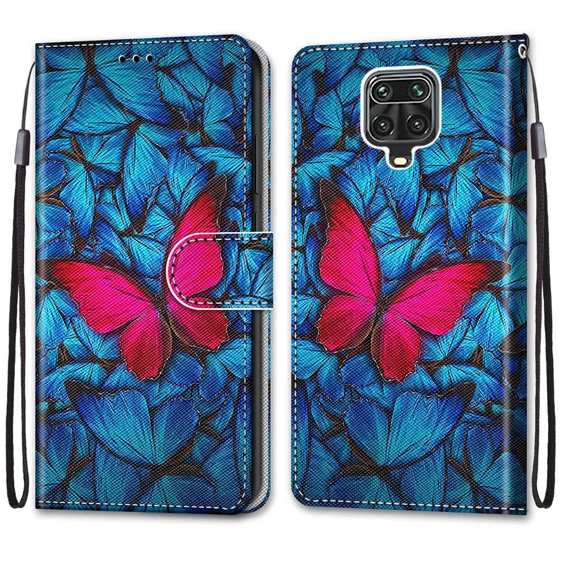 Flower Pattern Flip Case For Xiaomi 9 S Redmi Note9 S Note 9S 9 Pro Max Note9S Wallet Leather Phone Case Stand Book Cover leather wallet case leather case phone case leather phone case
