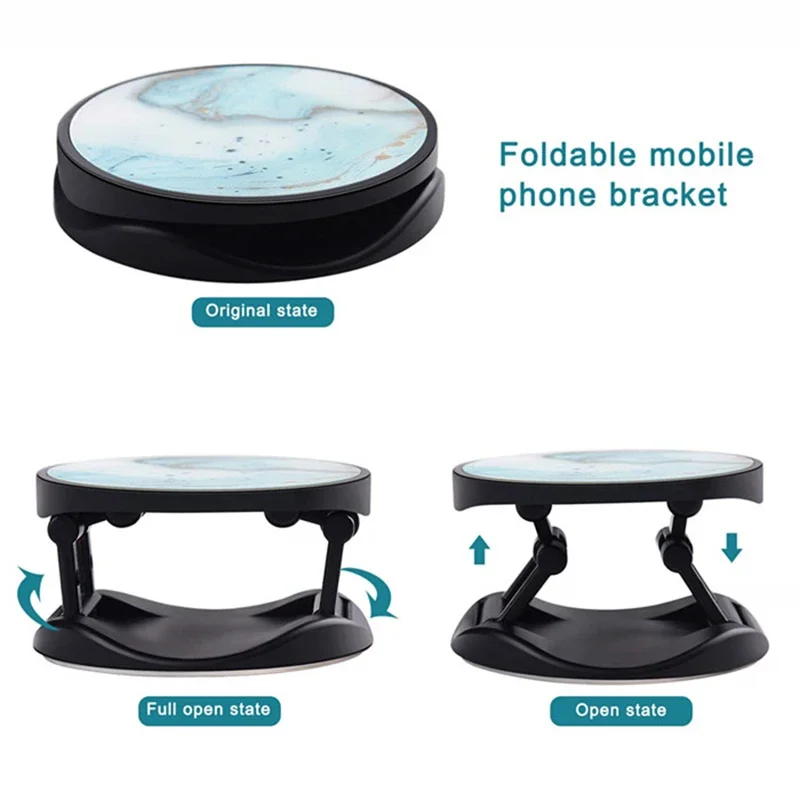 40 Pieces Blank Sublimation Phone Holders Collapsible Phone Stands Adhesive Finger Holders Phone Brackets