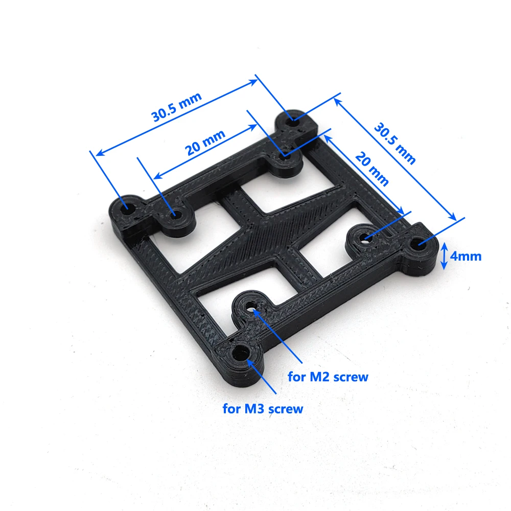 Support VTX imprimé 3D TPU pour drone FPV 30-20mm