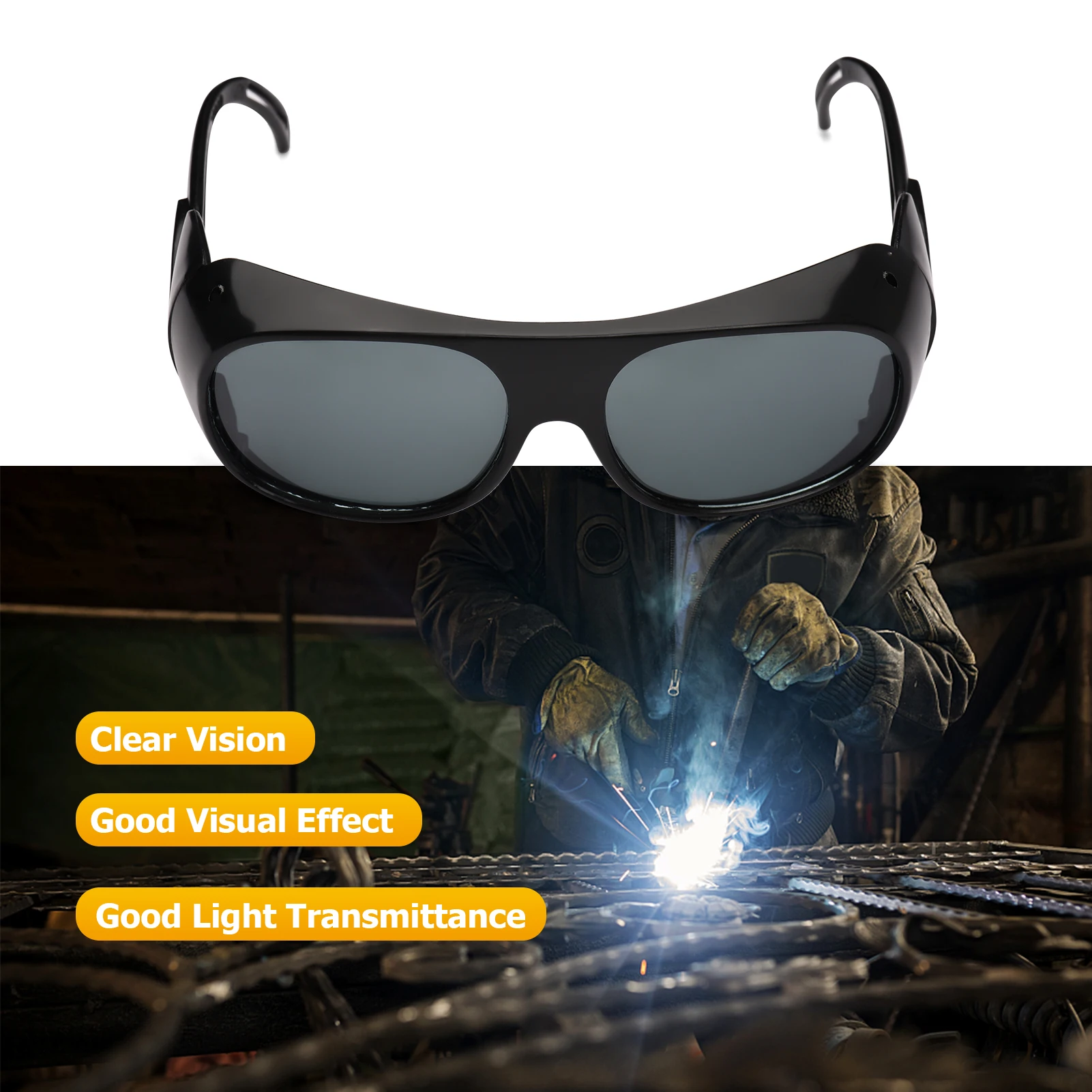 Welding Goggles Safety Eyes Protection Brazing Flame Darkening Goggles