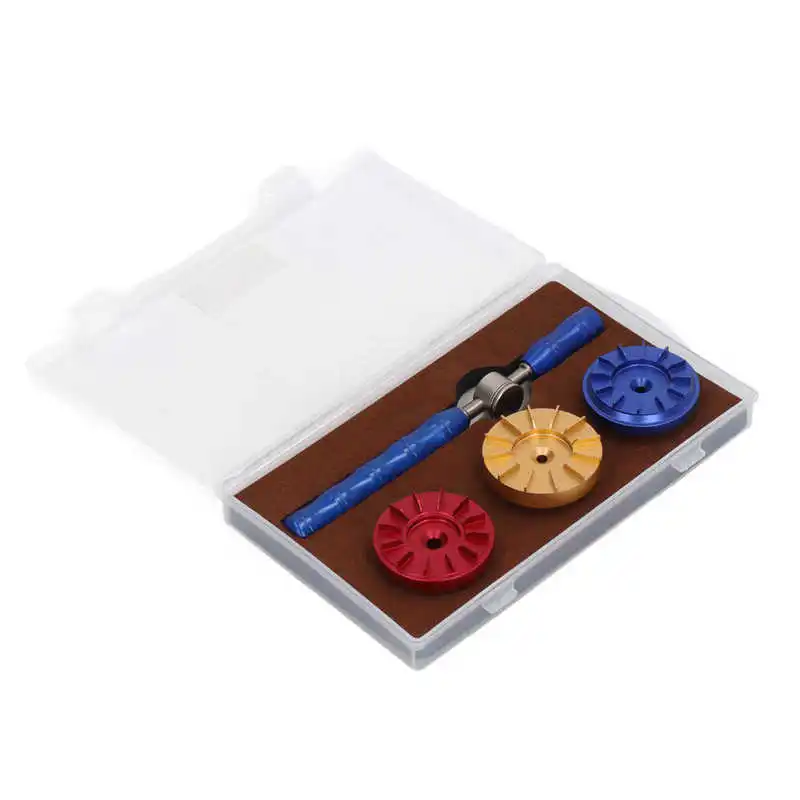 

Watch Case Opening Tool Watch Back Case Opener 3 Molds Sturdy for Maintenance