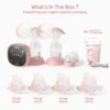 NCVI Double Electric Breast Pumps,Breast Pump Electric with 4 Modes 9 Levels,with 4 Size Flanges & 10pcs Breastmilk Storage Bags 4