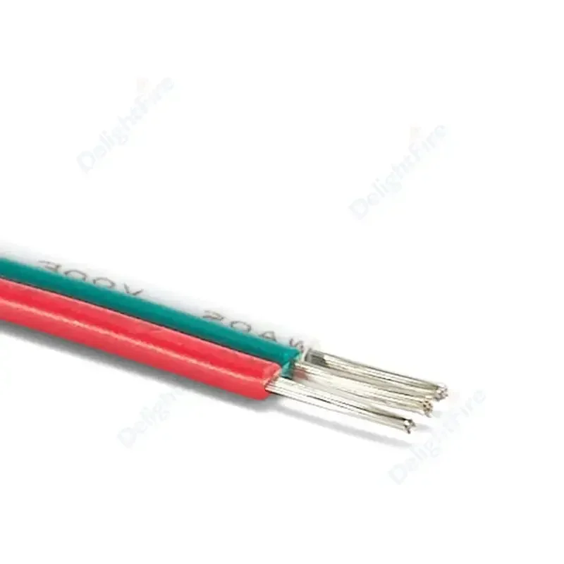 ตัวเลือกสินค้า สายต่อพ่วง LED แบบ 2 3 4 5 6 ขา ขนาด 22 20 18 AWG ความยาว 5 เมตร 10 เมตร สายไฟฟ้าแบบยืดหยุ่น สำหรับแถบไฟ LED 5050 RGB RGBW พร้อมหัวต่อ SM JST