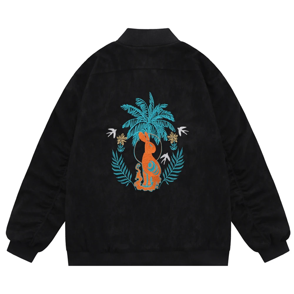 

Suede Material Embroidery Baseball Jackets Men Women 2023 Spring Jackets Man Outerwear Clothing