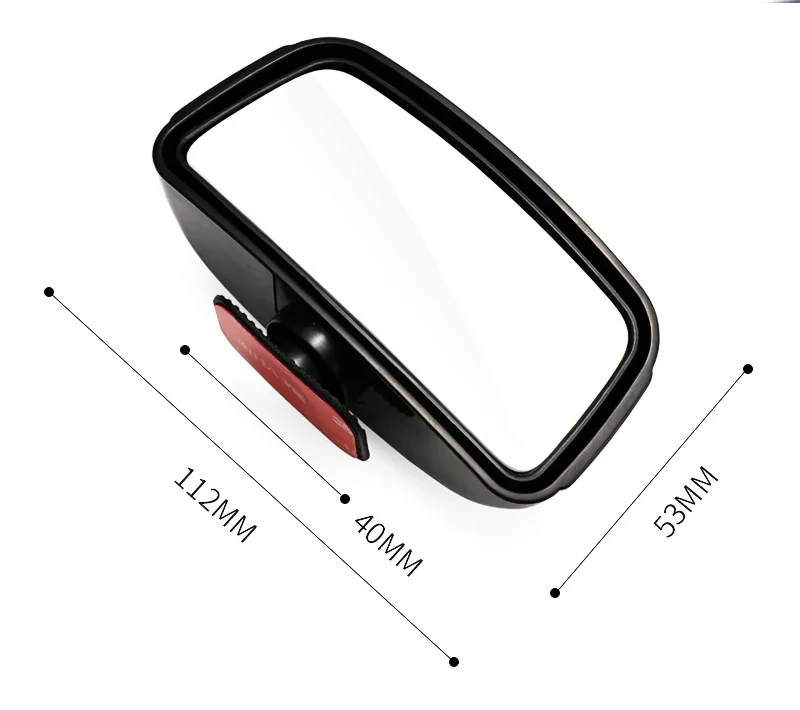 Einstellbare 360-Grad-Drehung Weitwinkel-Seitenrückspiegel Toter Winkel Snap Way Rückspiegel Universal Spot Convex Mirrors – Detail 2