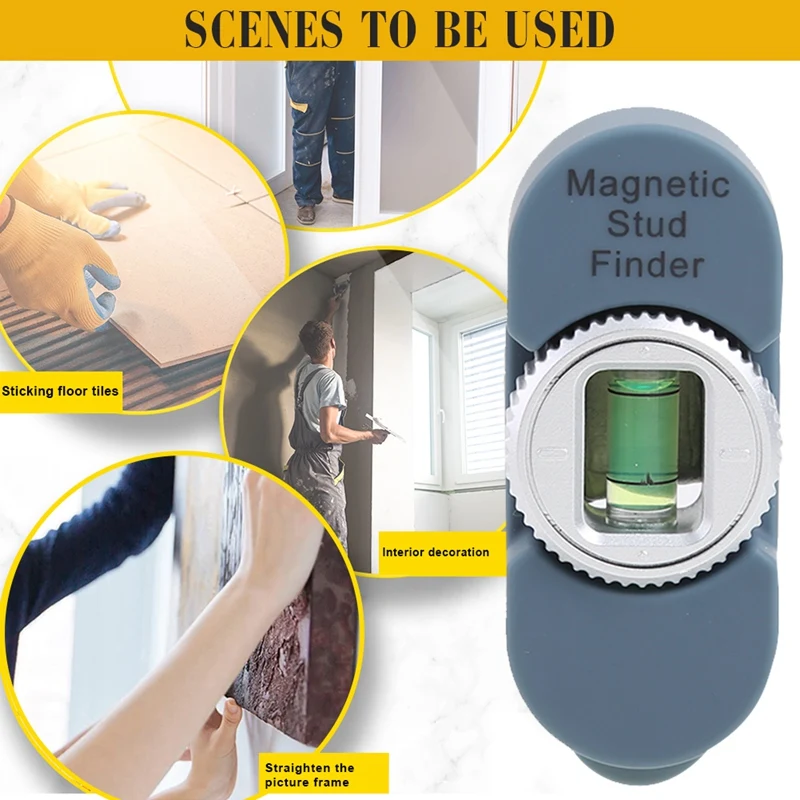 Magnetic Stud Finder Magnetic Stud Level Magnetic Wall Stud Finder Wall Scanner Electronic Magnetic Stud Sensor 6