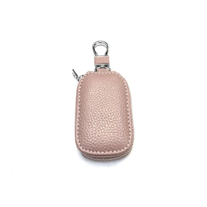 New Style Leather Key Pouch for Women Men Car Key Holder Fashionable Trendy