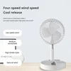Retractable Fan USB Charging Folding Portable Mini Electric Fan Dormitory Outdoor Cooling Appliances Adjustable Home Fans 4