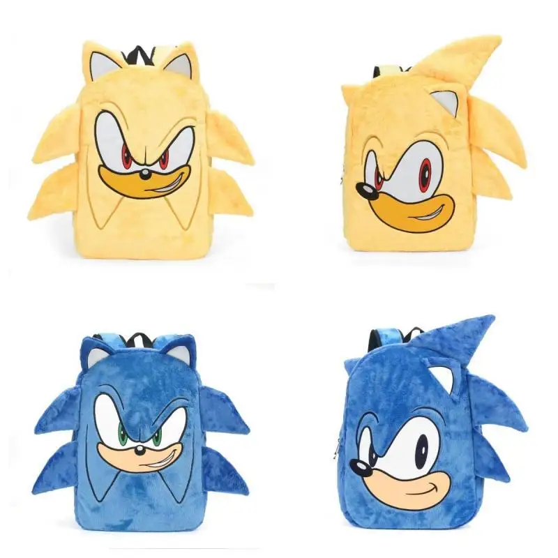 Sonic The Hedgehog Bolsa de escola de desenho animado Knuckles Tails Shadow  Amy Rose, mochila impressa de alto valor para estudantes, fofa, grande  capacidade, nova - AliExpress