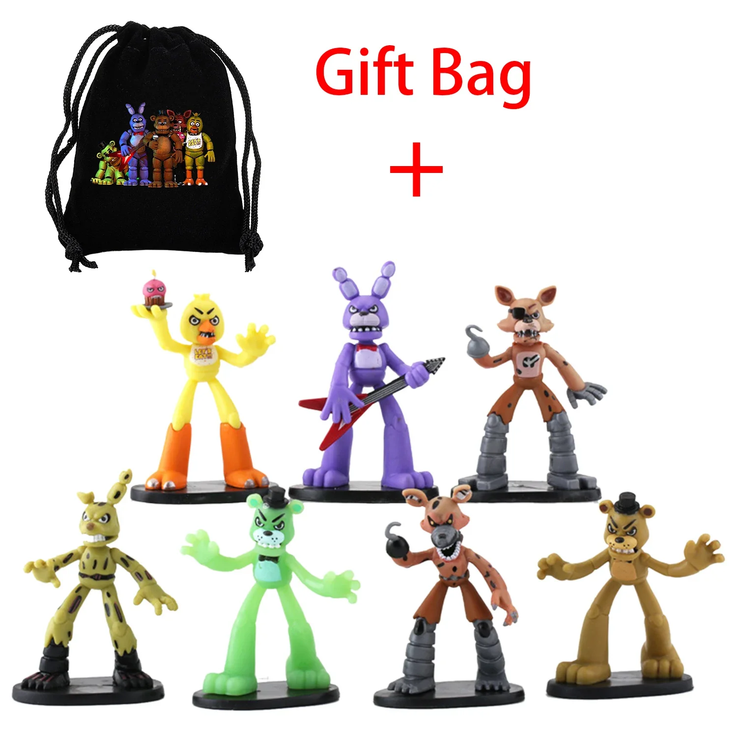 New Five Nights At Freddy's Party Supplies Decoration Kit (7pcs) FNAF  Birthday