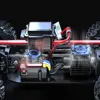 MJX 1/14 Hyper Go 14209 14210 V2.0 Remote Control Splash-Waterproof High-Speed Brushless RC Hobby Car Dual Wheels Off-Road Truck 6