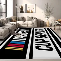 N-NASCARS Racing Car Hallway Carpet Washable Non-Slip Living Room Sofa Chairs Area Mat Kitchen Doormat Area Rug 1