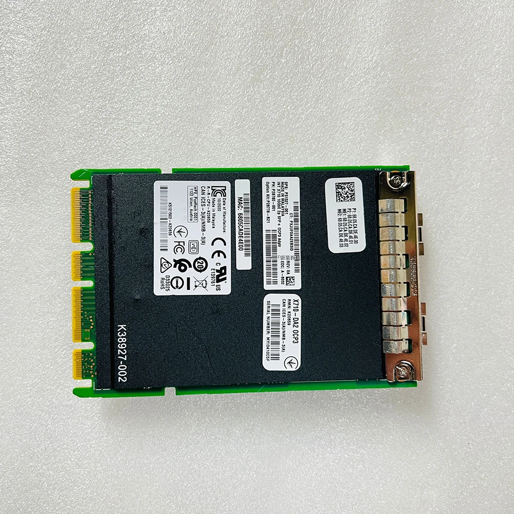 For HPE X710DA2 OCP3 Dual 10 Gigabit Ethernet Card P28778-B21 P31327-001 P28780-001 4 For HPE X710DA2 OCP3 Dual 10 Gigabit Ethernet Card P28778-B21 P31327-001 P28780-001 - Image 2