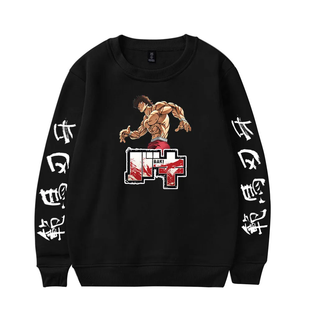 

Japan Anime Grappler Baki Hanma Yujiro Dou Manga Hoodie Men Women Printed Sweatshirt Long Sleeve Pullover Male Streetwear