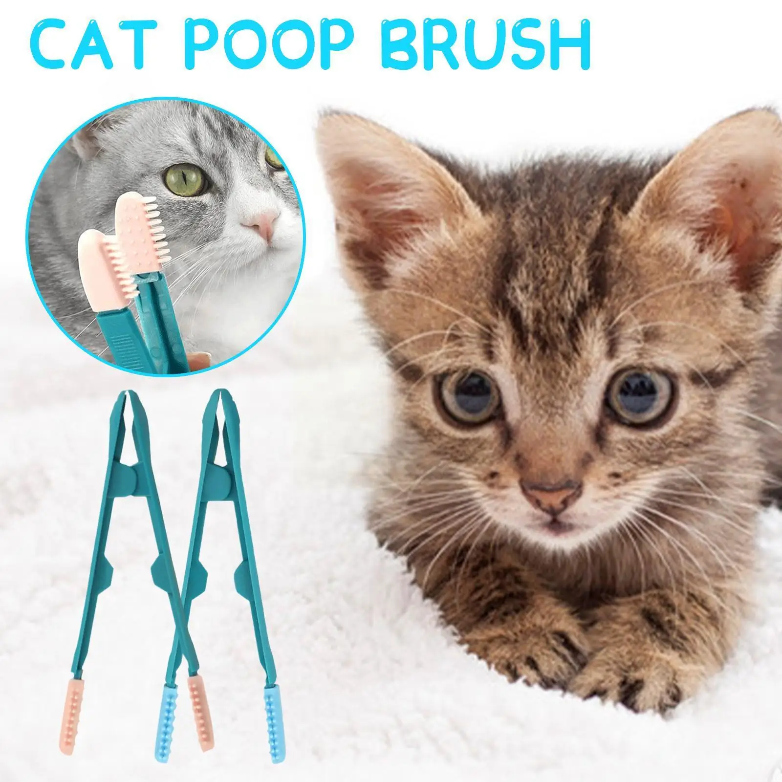 EcoFriendlyKittenEyeRubHandheldCatEyeWipeRubEyesPooBrush