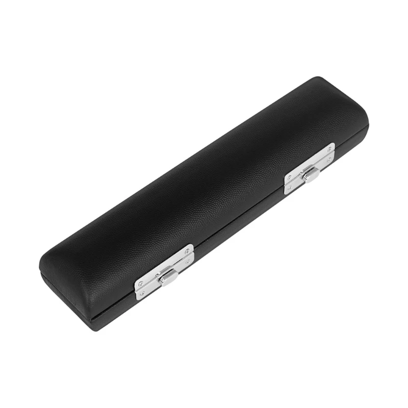 

Lightweight Flute Hard Case Cover 16 Holes Flute Box with Locking Latches & Lined Interior Flute Players Musician Gifts
