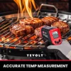 YEVOLT TA600+ Series Digital Infrared Thermometer Handheld Non Contact IR Laser Heat Temperature Gun Point HD Screen for Cooking 6