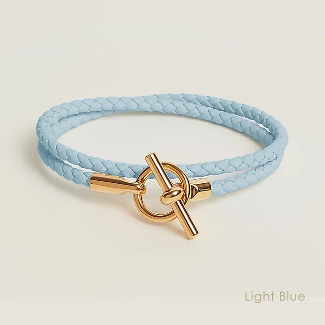 MOONLIGHT classique en cuir double couche Bracelets pour femme haute qualité Bracelet mode Couple bijoux cadeaux 11 couleurs en gros