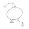 Temperament Silver Color Heart-Shaped Ring Design Jewelry For Women 6