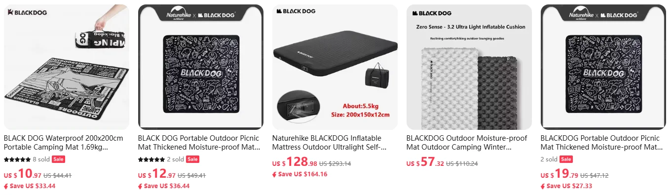 Description Picture 5 of itemWidesea Camping Double Inflatable Mattress Outdoor Sleeping Pad Bed Ultralight Folding Tent Travel Cushion Beach Air Mat