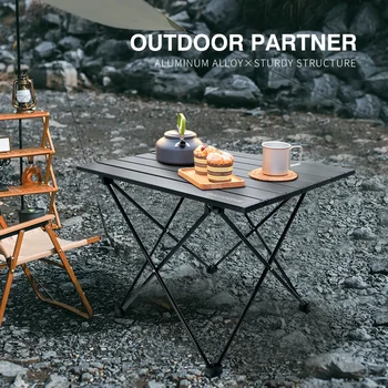 Korea Sale Camping Table Portable Outdoor Aluminum Folding Camping Table Folding Tables Candy Light Color Desks Sl Size