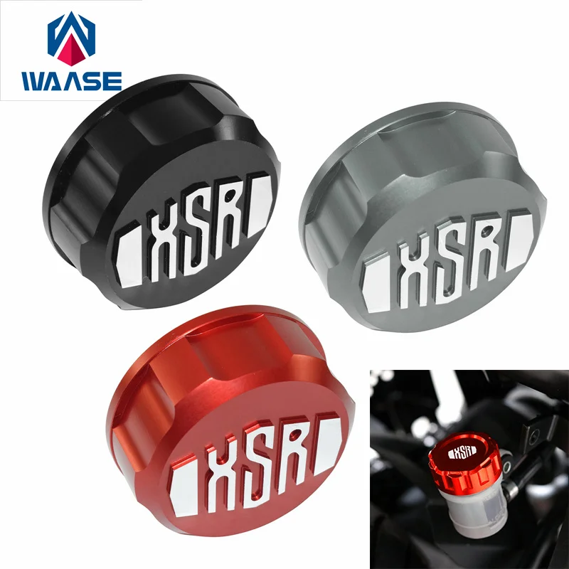 

Waase для Yamaha XSR700 XSR900 XSR 700 900 2016 2017 2018 2019 2020 2021 крышка резервуара для задней тормозной жидкости