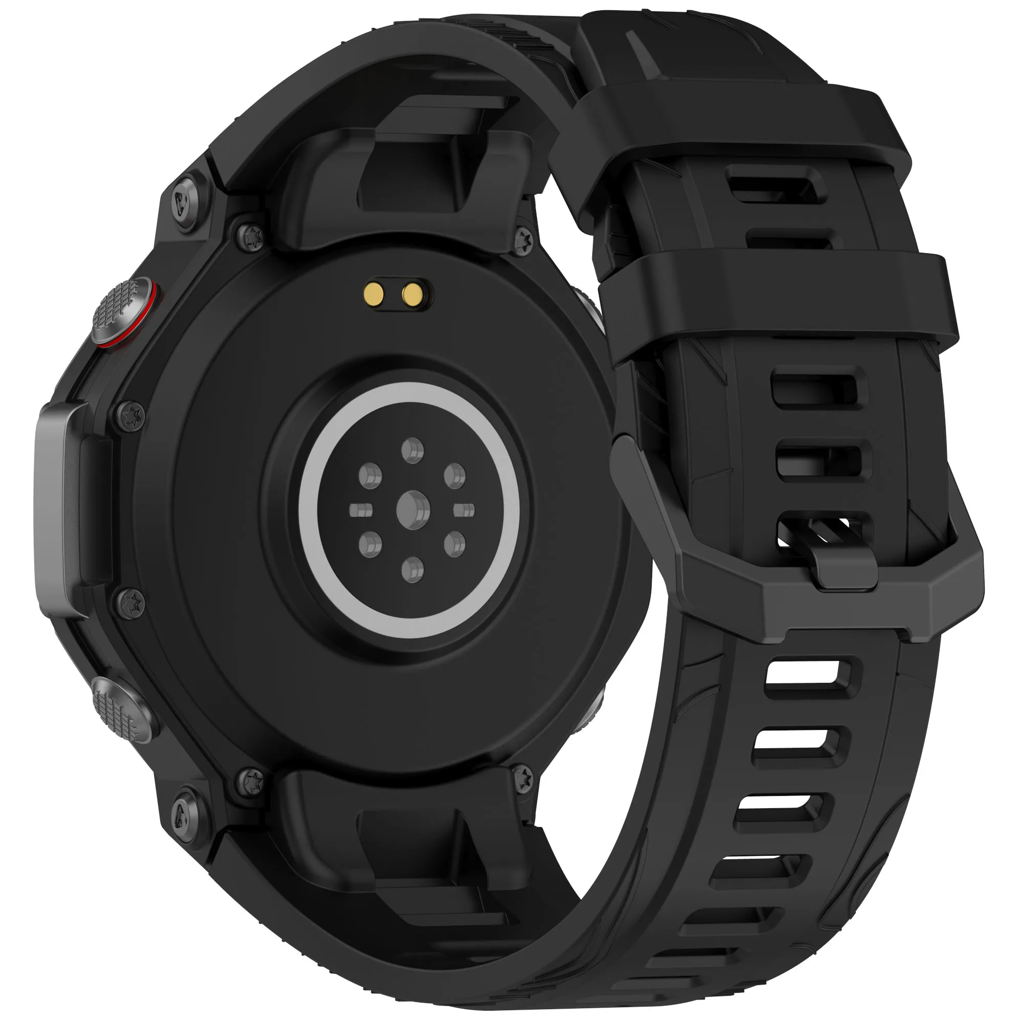 Enhanced Silicone Sports Watch Strap - Replacement Wristband Bracelet for All-Around Wear and Versatility