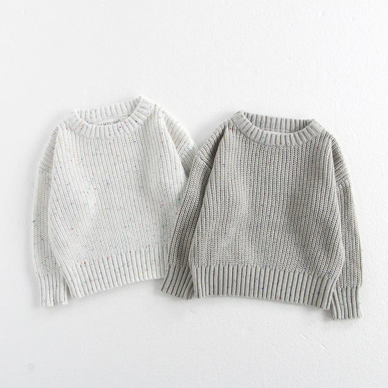 Autumn Baby Knit Sweaters O Neck Pullover
