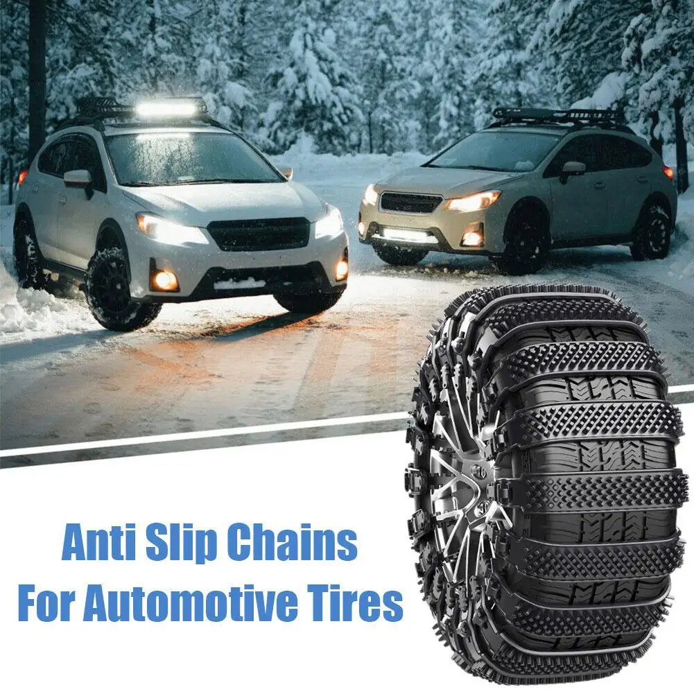 5/15pcs Universal Car Tire Chains Winter Snow Anti-Skid Accesso Car Anti-Skid Tire Chains Tyre Emergency Auto Outdoor Motor T8P3