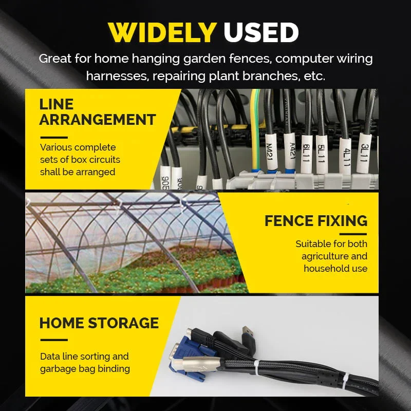Screw Hole Cable Ties 100Pcs Fixed Cable Tie Nylon Zip Ties with Screw Hole Mount Self Locking Loop Wrap Bundle Tie Straps