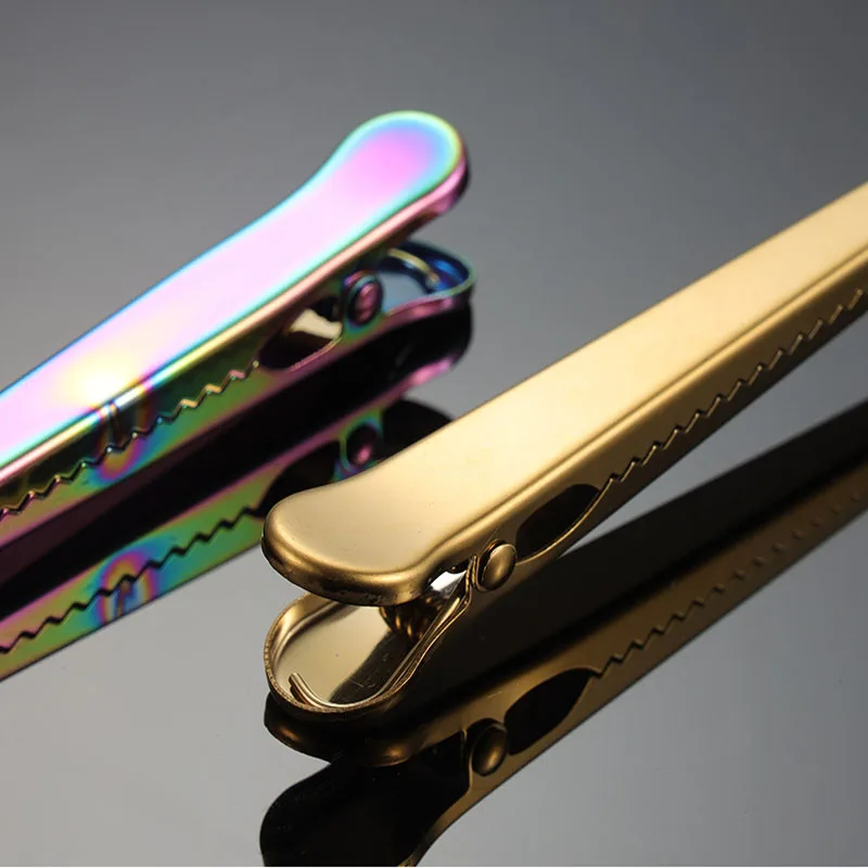 مغرفة قهوة من الفولاذ المقاوم للصدأ مع مشبك