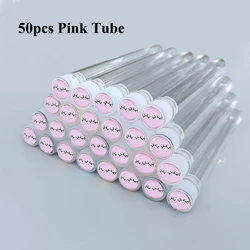 50 - Piece Reusable Sparkling Diamond Makeup Brush Set with Dust - Proof Design (50pcs Empty Tube)